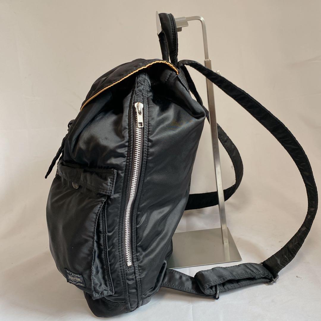 PORTER ポーター　タンカー　リュック　バックパック　ブラック　黒　巾着型