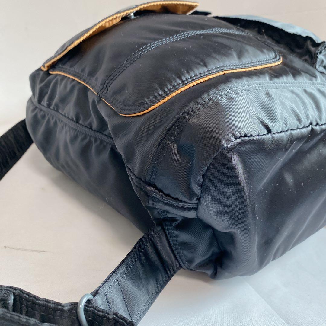 PORTER ポーター　タンカー　リュック　バックパック　ブラック　黒　巾着型