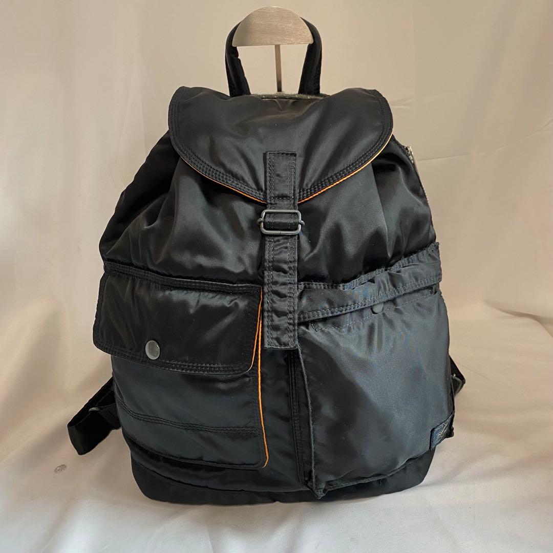 PORTER ポーター　タンカー　リュック　バックパック　ブラック　黒　巾着型