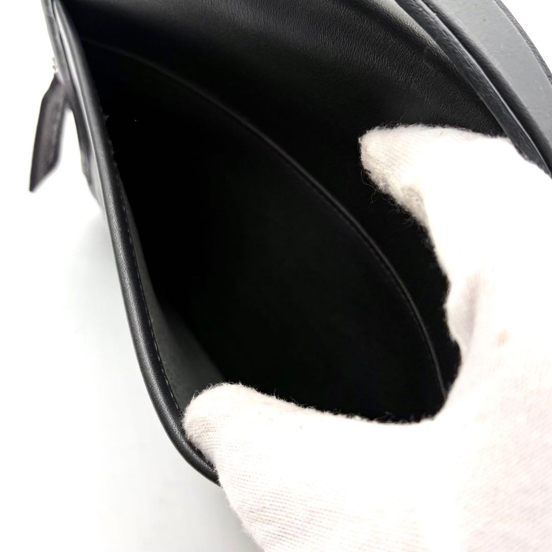 美品✨オールドコーチ 2way ショルダーバッグ ハンド レザー ネイビー