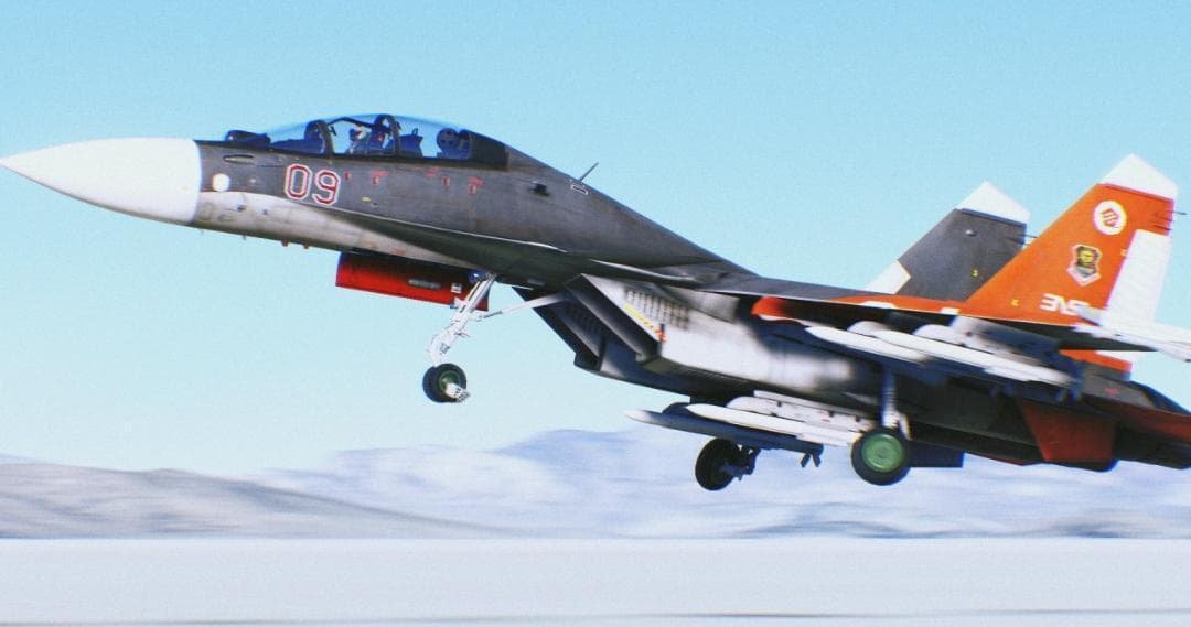 ズベズダ 1/72 ロシア空軍 スホーイ SU-30 SM ZV7314