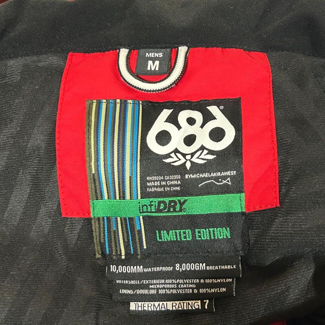 686 シックスエイトシックス モンスターグラフィック ジャケット スノボウェア