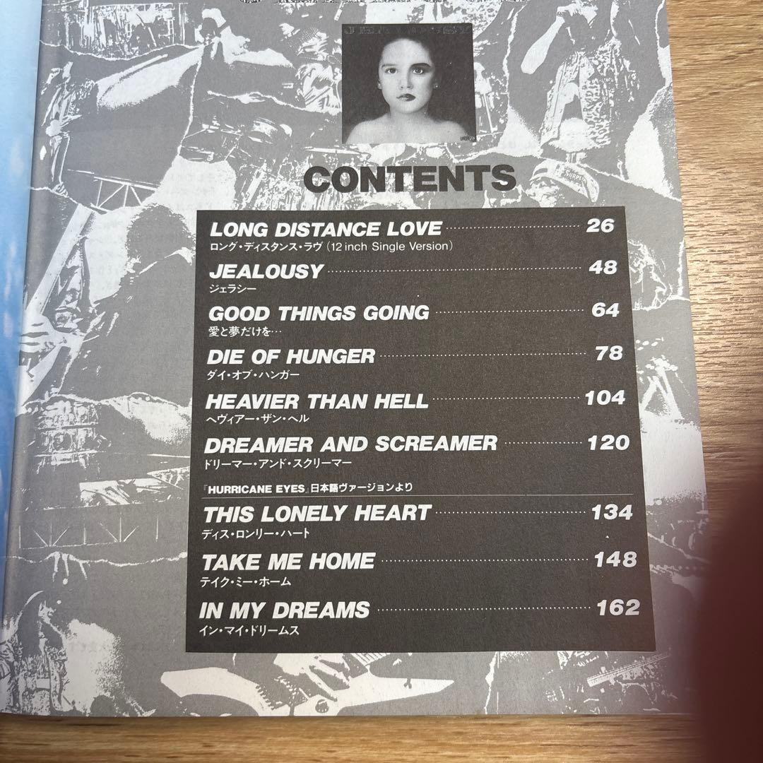 希少☆LOUDNESS JEALOUSY アルバム 楽譜