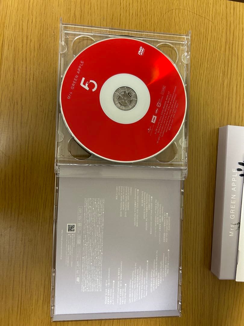 初回限定版　Mrs. GREEN APPLE 「5 」CD＋DVD2枚組