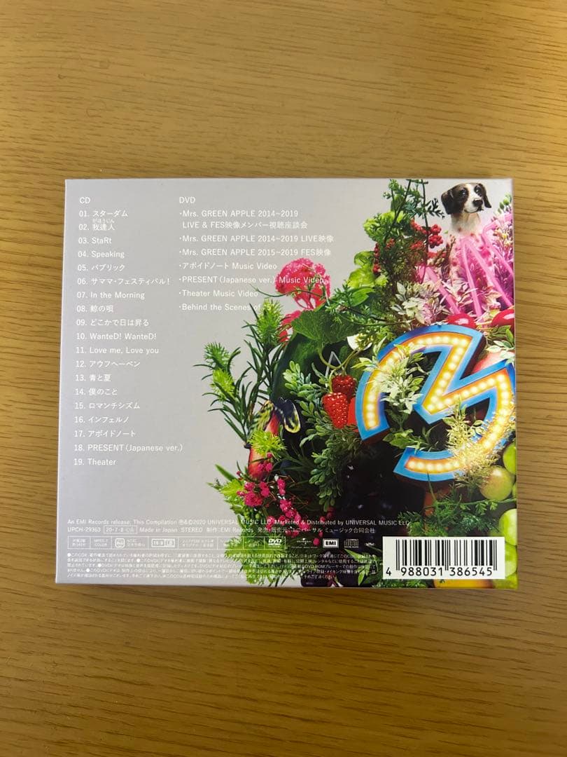初回限定版　Mrs. GREEN APPLE 「5 」CD＋DVD2枚組
