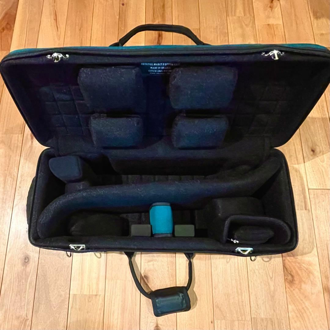 マーカスボナ トランペット ダブルケース ターコイズ