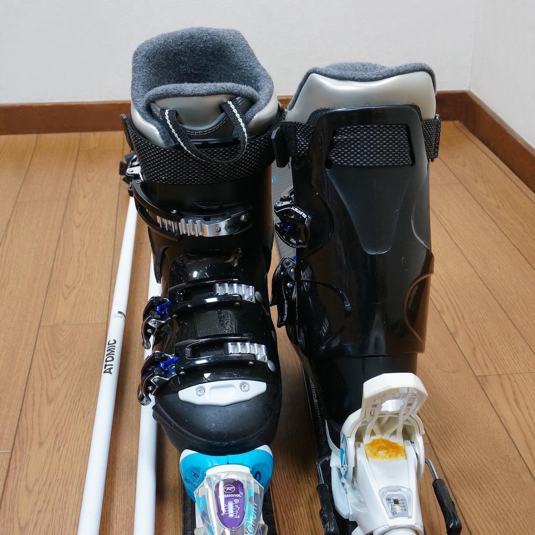 メンテ済 157cm 靴26～26.5cm ROSSIGNOL スキーセット