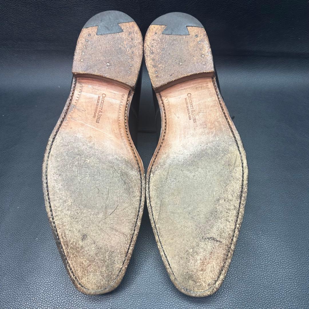 美品　CROCKETT＆JONES　HALLAM　7E　ブラック