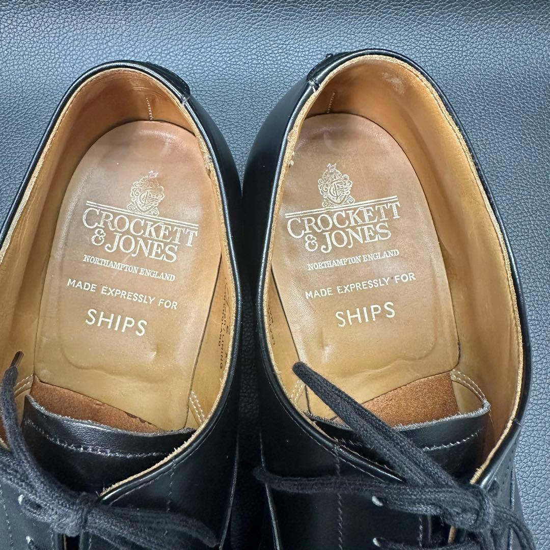美品　CROCKETT＆JONES　HALLAM　7E　ブラック