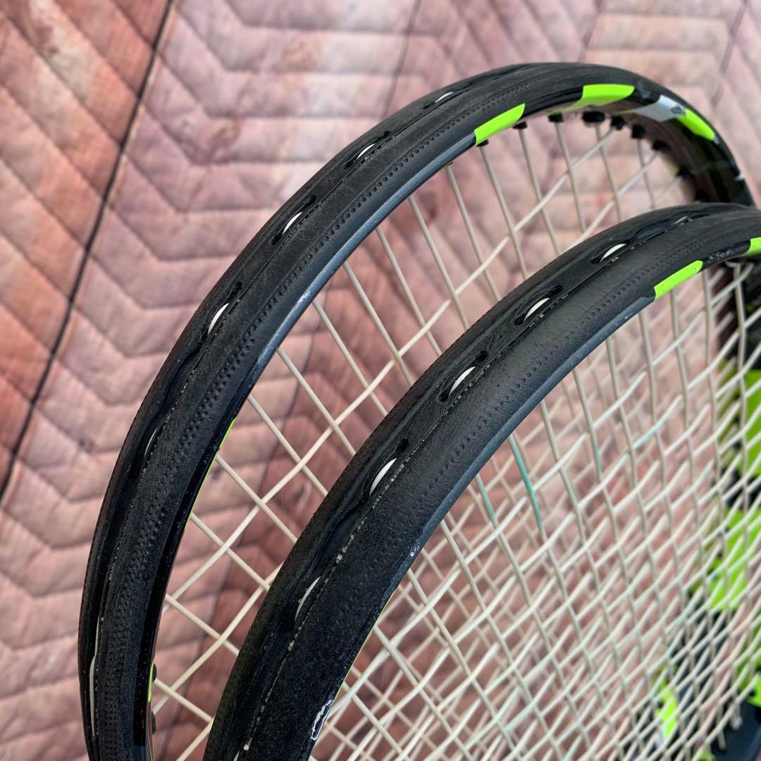 t*1様 Babolat Pure aero 2本セット　バボラ　アエロ　100