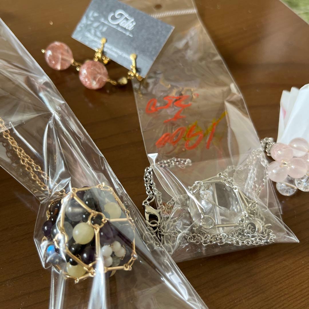 まーおすすめ天然石ネックレスセット