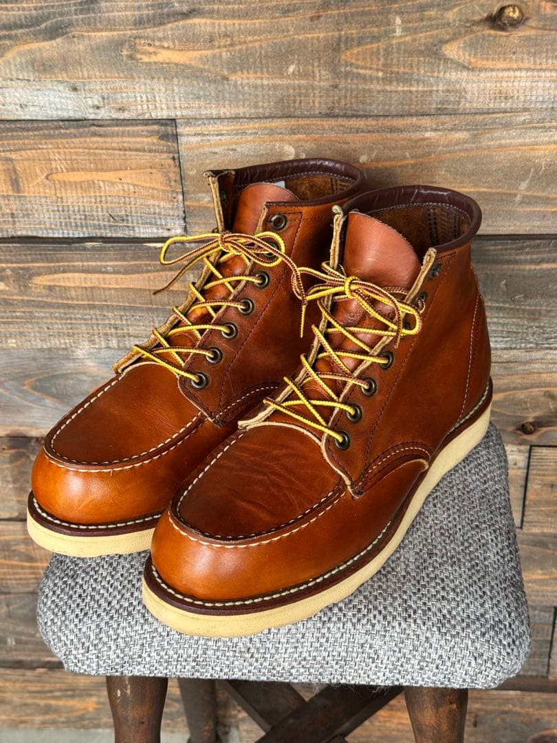【極美品　縦羽タグ】99’s REDWING 875 US7½ 25.5cm