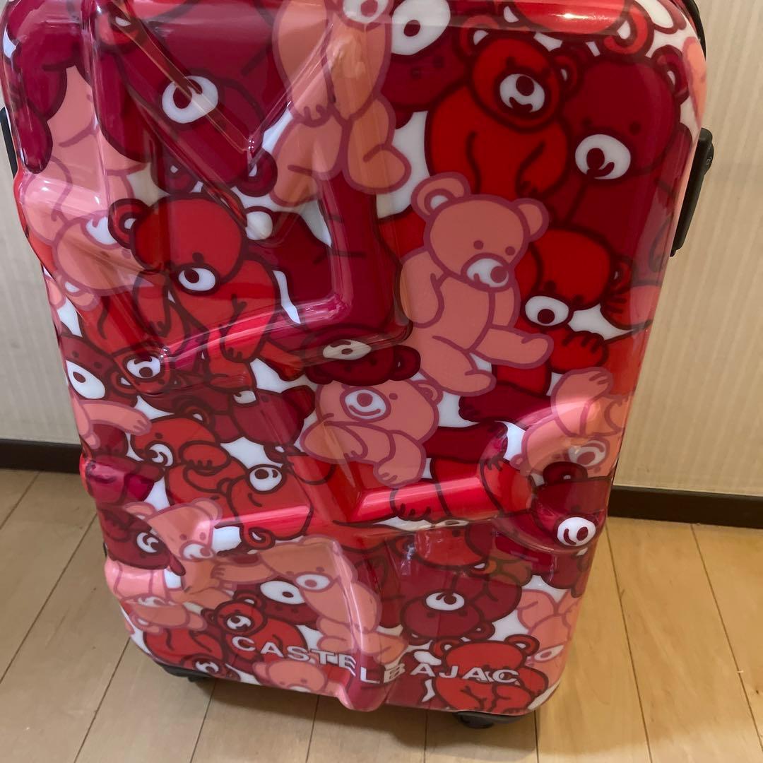 土日限定【激カワ】CASTELBAJAC クマデザイン キャリーケース 中型