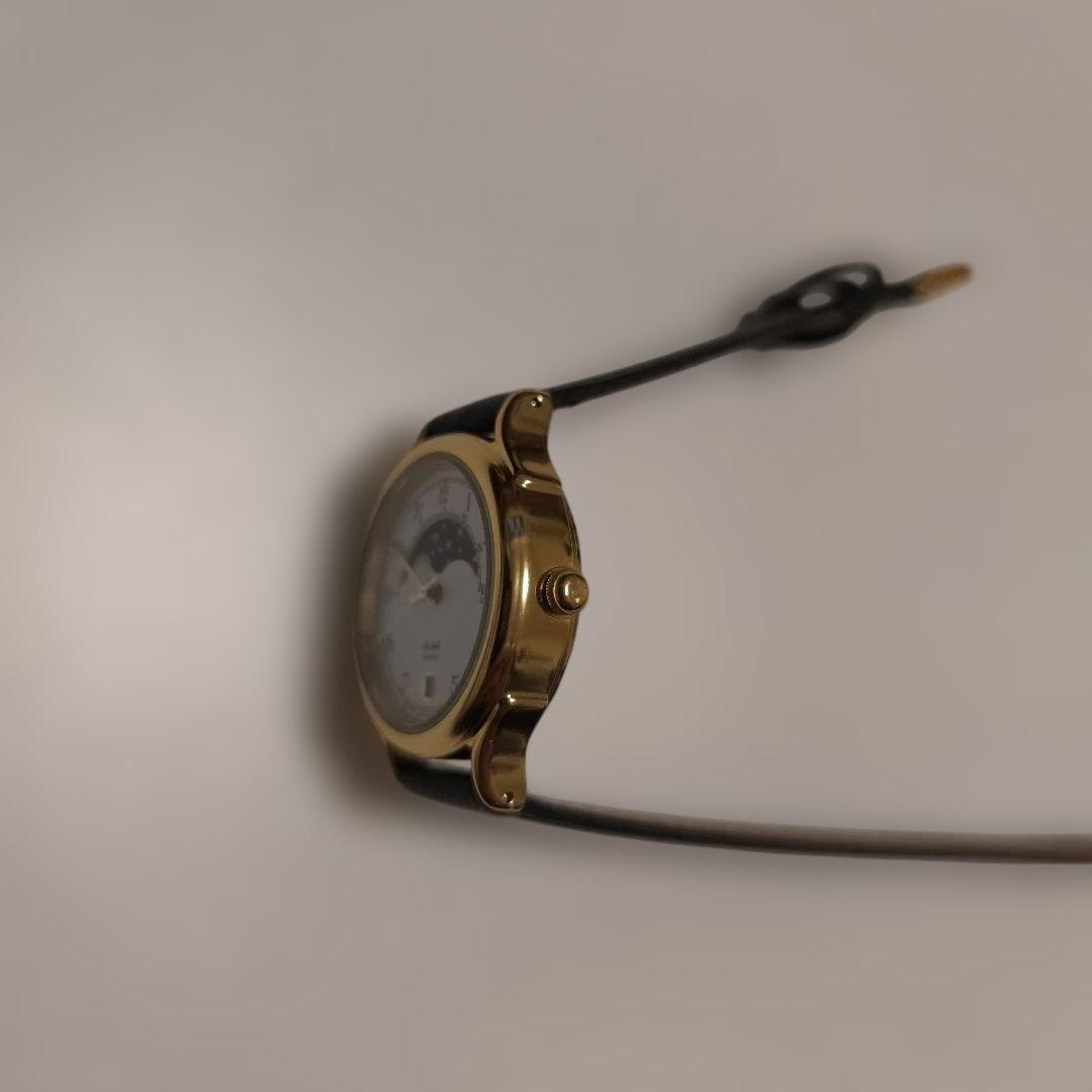 希少！セイコー　ALBA ムーンフェイズ　ベルト&電池交換済み！美品！