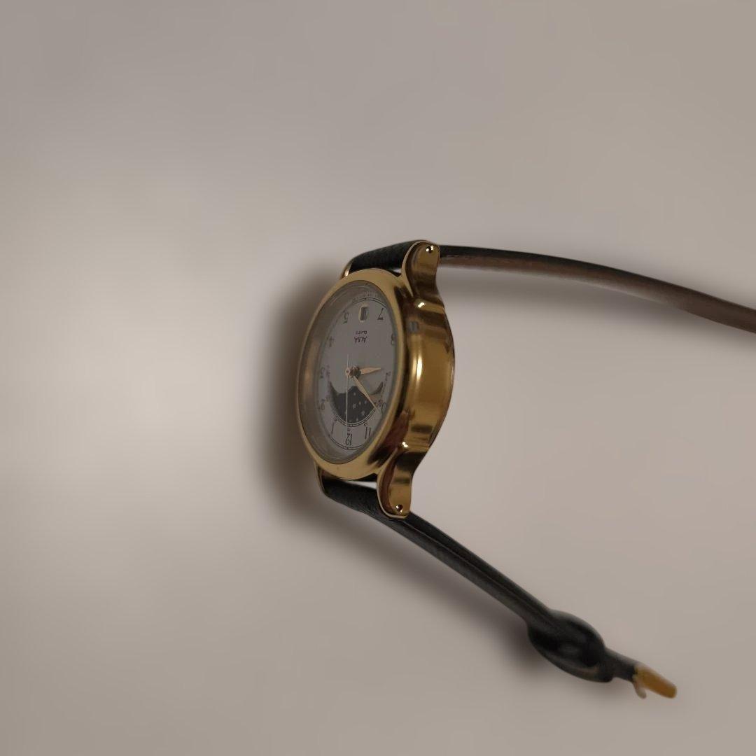 希少！セイコー　ALBA ムーンフェイズ　ベルト&電池交換済み！美品！