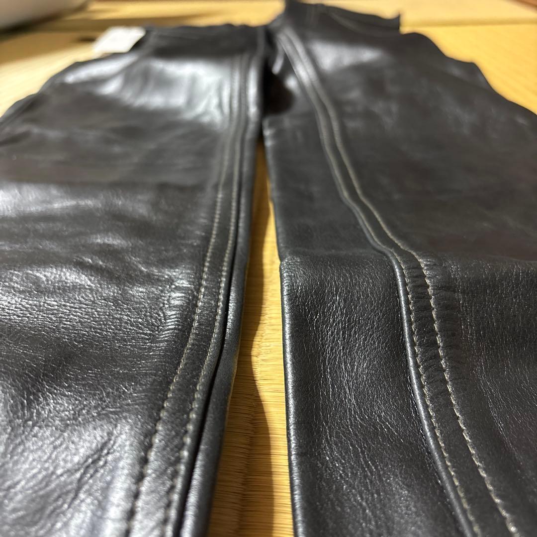 希少Levi's 505 ブラックレザー パンツW30 新品