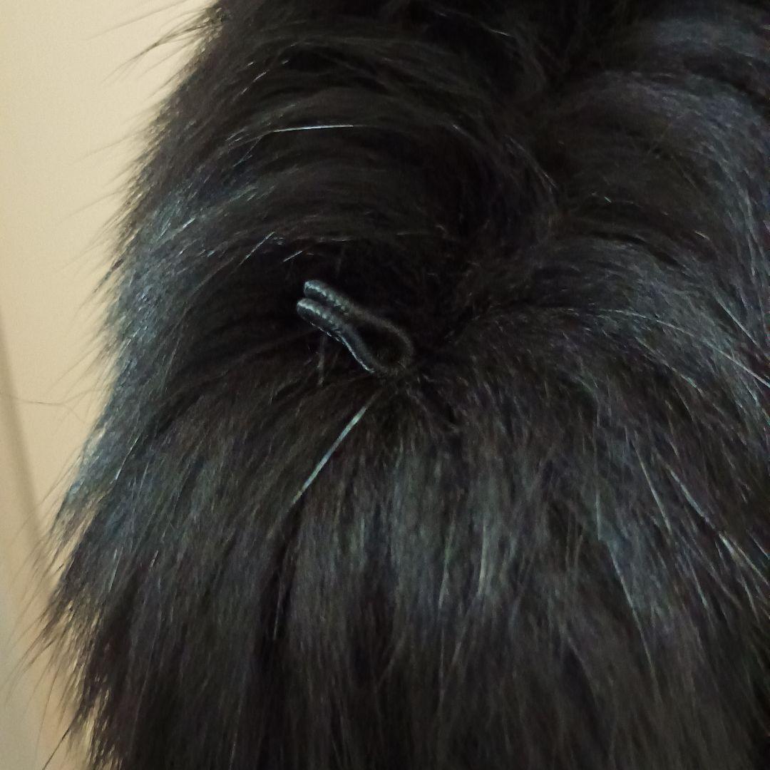 カシミヤ 100％ フォックス ケープ ポンチョ マント 美品 大きいサイズOK