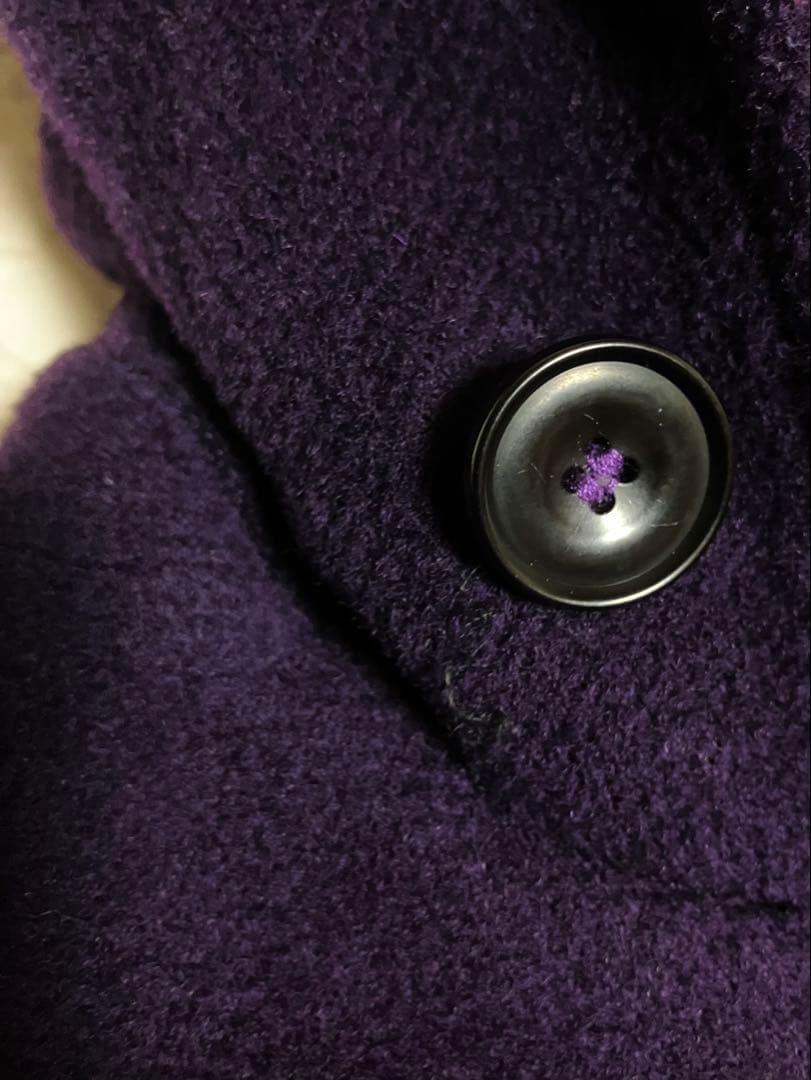 MONTGOMERYウールヘリンボーン ダッフルコート　イギリス製