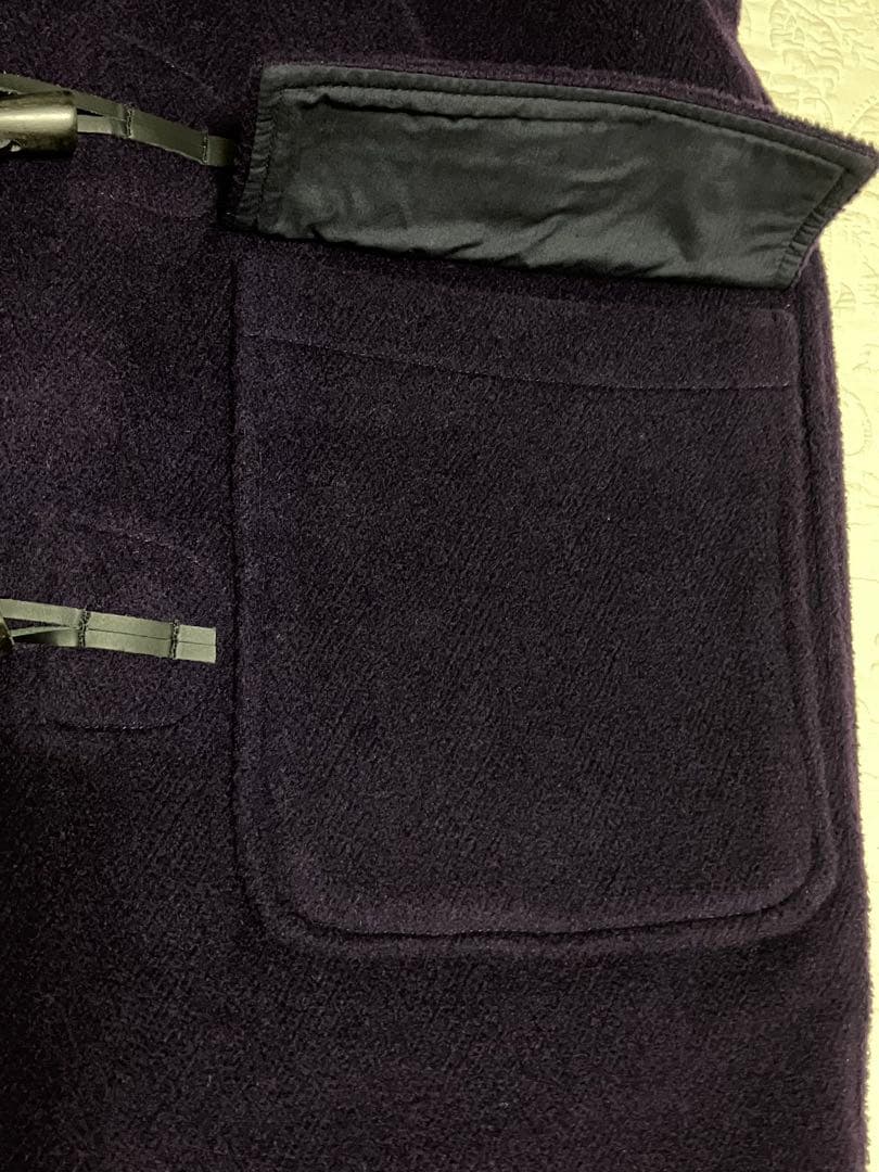 MONTGOMERYウールヘリンボーン ダッフルコート　イギリス製