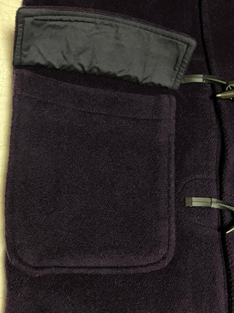 MONTGOMERYウールヘリンボーン ダッフルコート　イギリス製