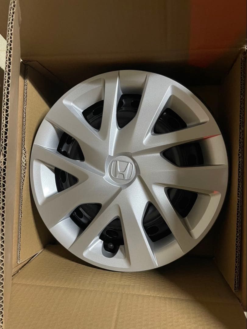 【純正、新車外し】ホンダ N-BOX 14インチ ホイール、キャップ4本セット
