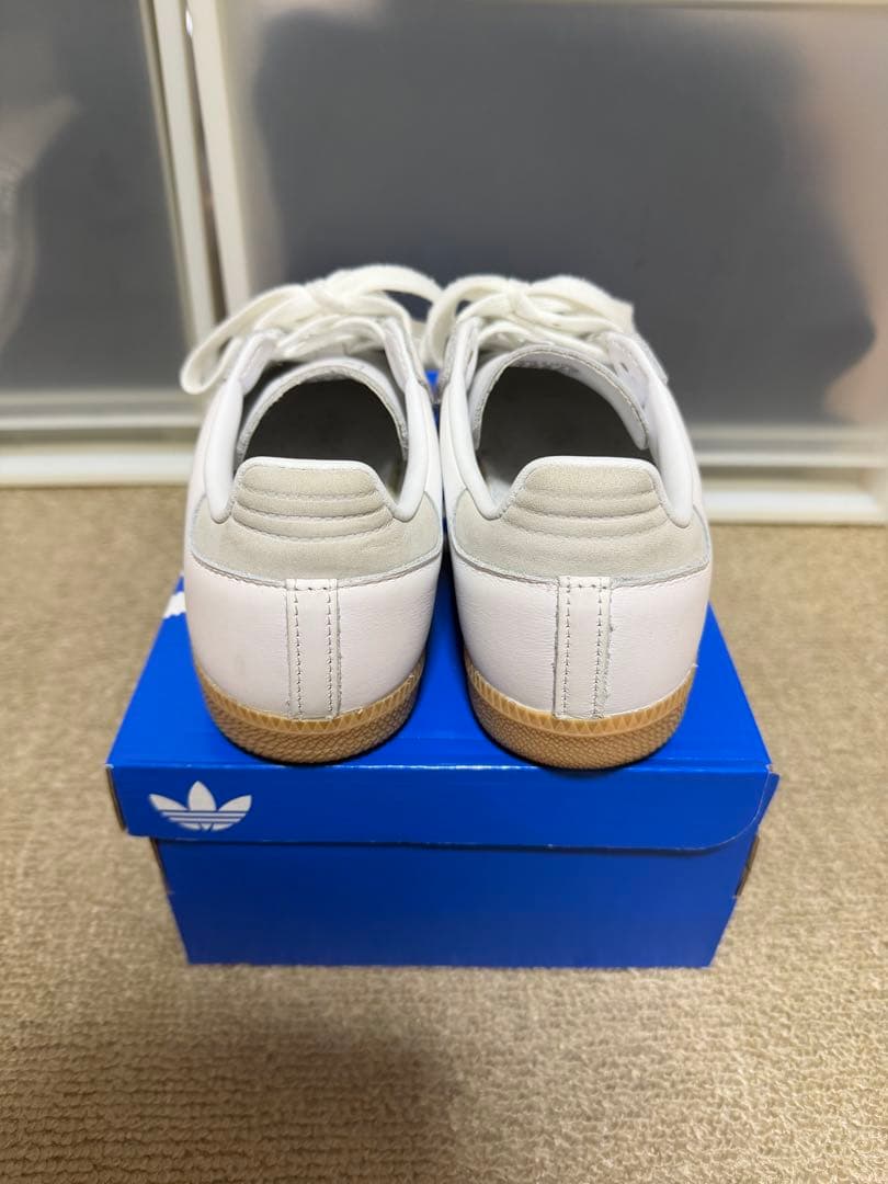 adidas Samba ホワイト/シルバー スニーカー