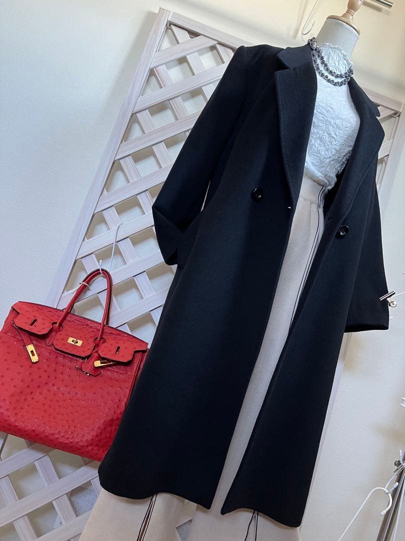 餅*屋様 ⭐︎ カシミヤ100% のチェスター　珍しい⭐︎ 日本製⭐︎⭐︎11号