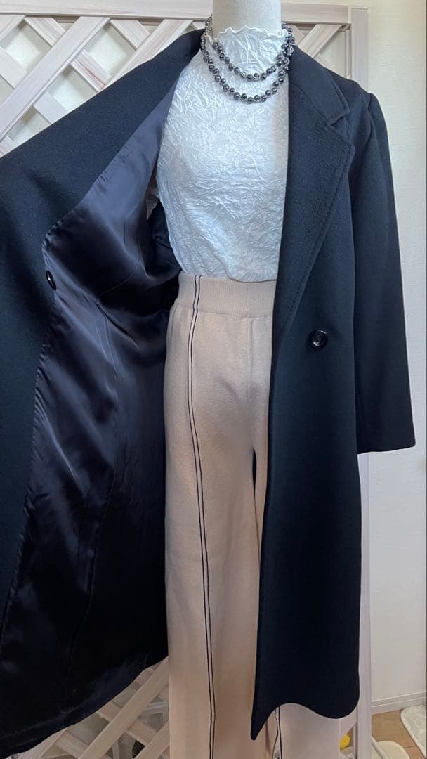 餅*屋様 ⭐︎ カシミヤ100% のチェスター　珍しい⭐︎ 日本製⭐︎⭐︎11号