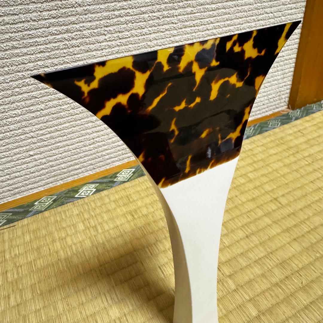 美品　津軽三味線バチ 撥 亀甲 鼈甲 べっ甲 和楽器　開き139mm