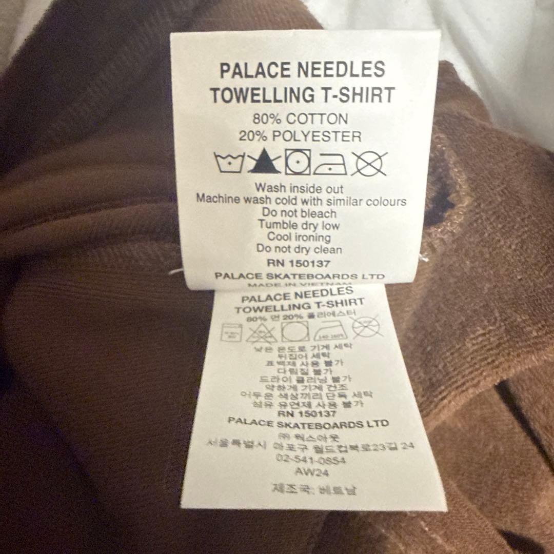 Needles PALACE ブラウン Tシャツ Lサイズ