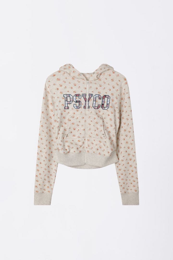 SCULPTOR Zip Up Hoodie Flower 花柄 パーカー