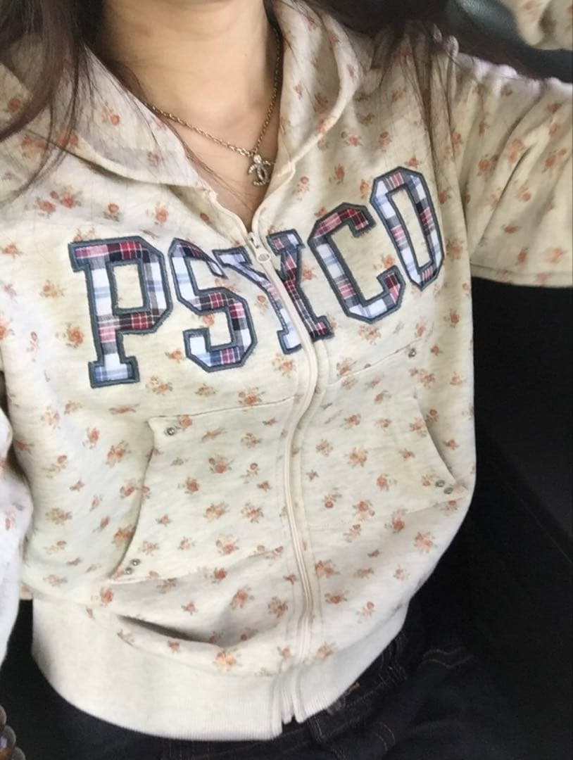 SCULPTOR Zip Up Hoodie Flower 花柄 パーカー