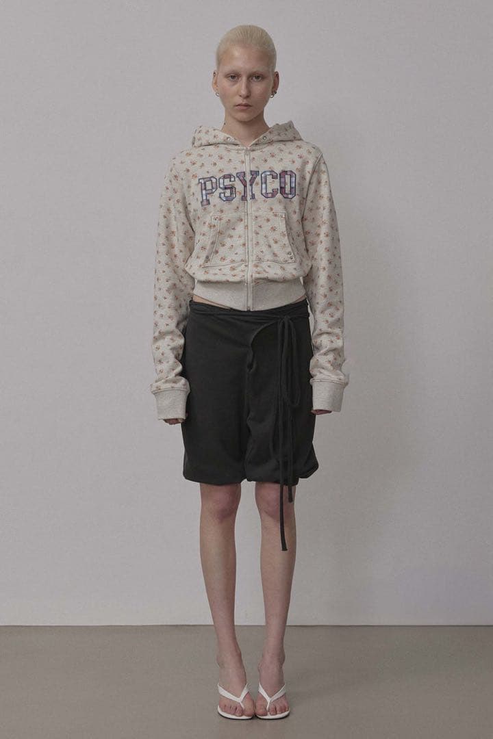 SCULPTOR Zip Up Hoodie Flower 花柄 パーカー