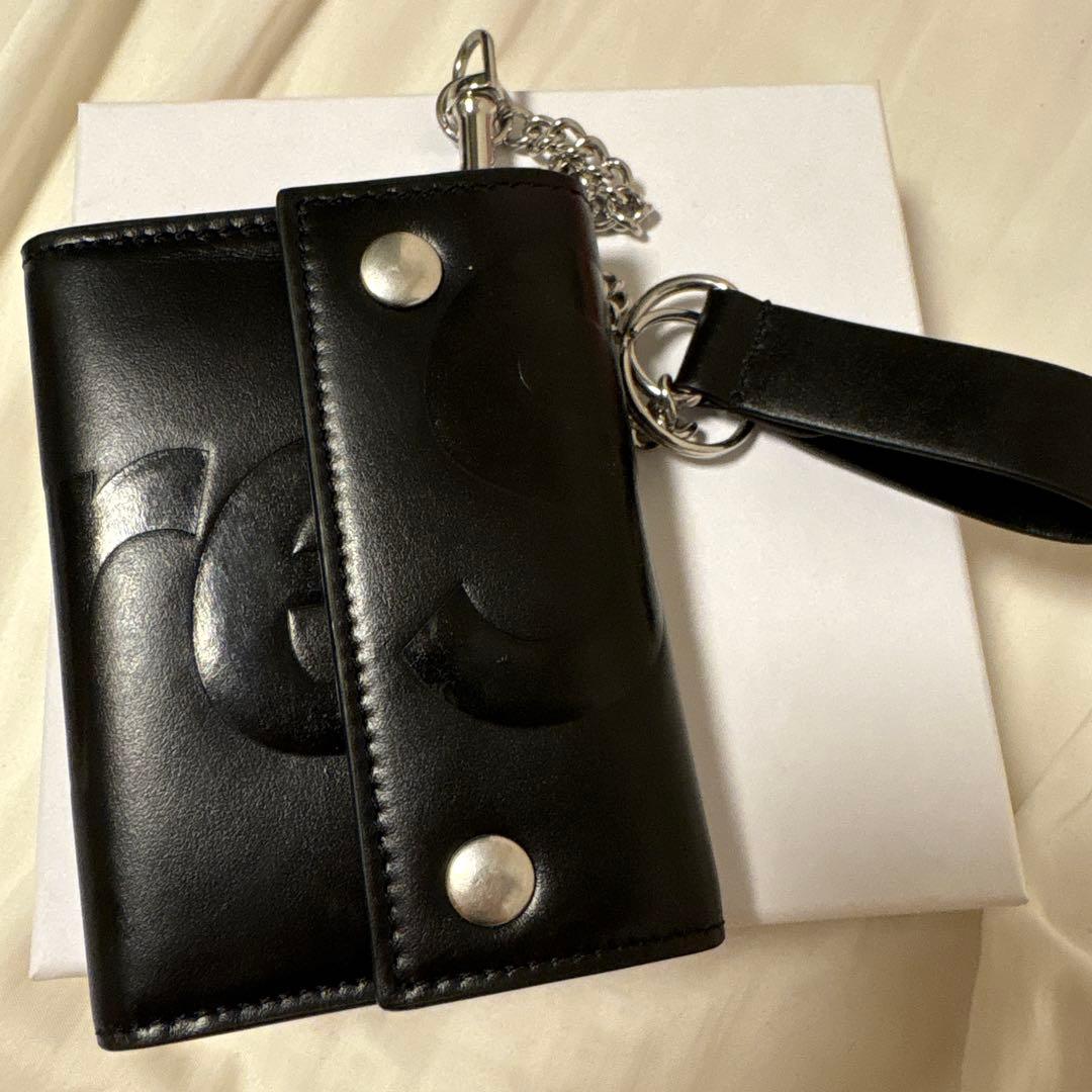 最安値‼️Supreme ブラック レザー ウォレットチェーン