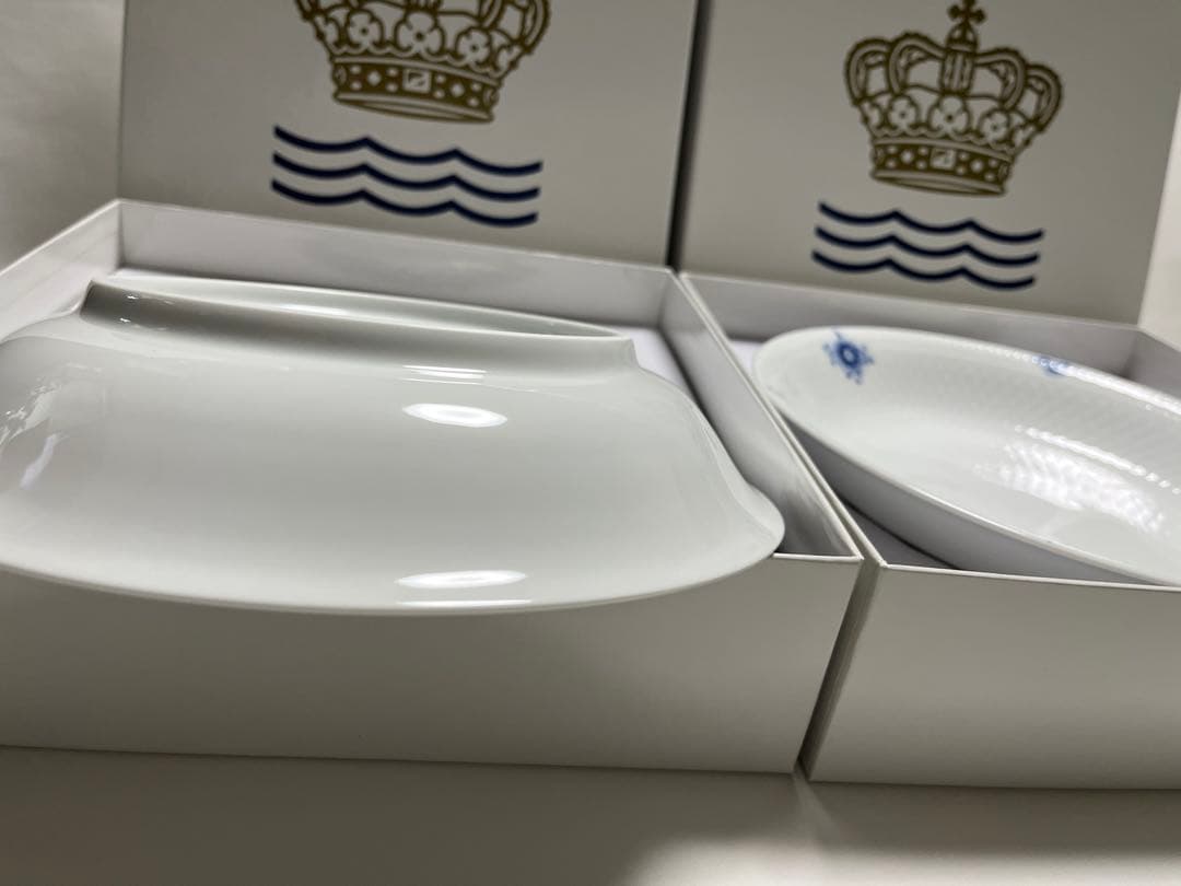 新品未使用　ロイヤルコペンハーゲン　ブルーパルメッテ　ブロッサムBOWL 23㎝