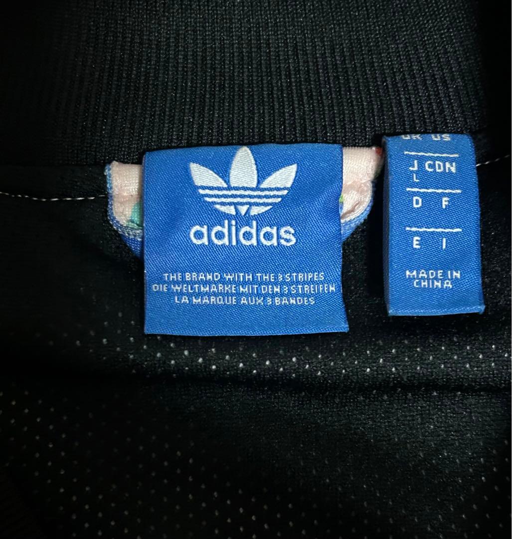 adidas FLORALITA 花柄　ジャージ　トラックジャケット　Lサイズ