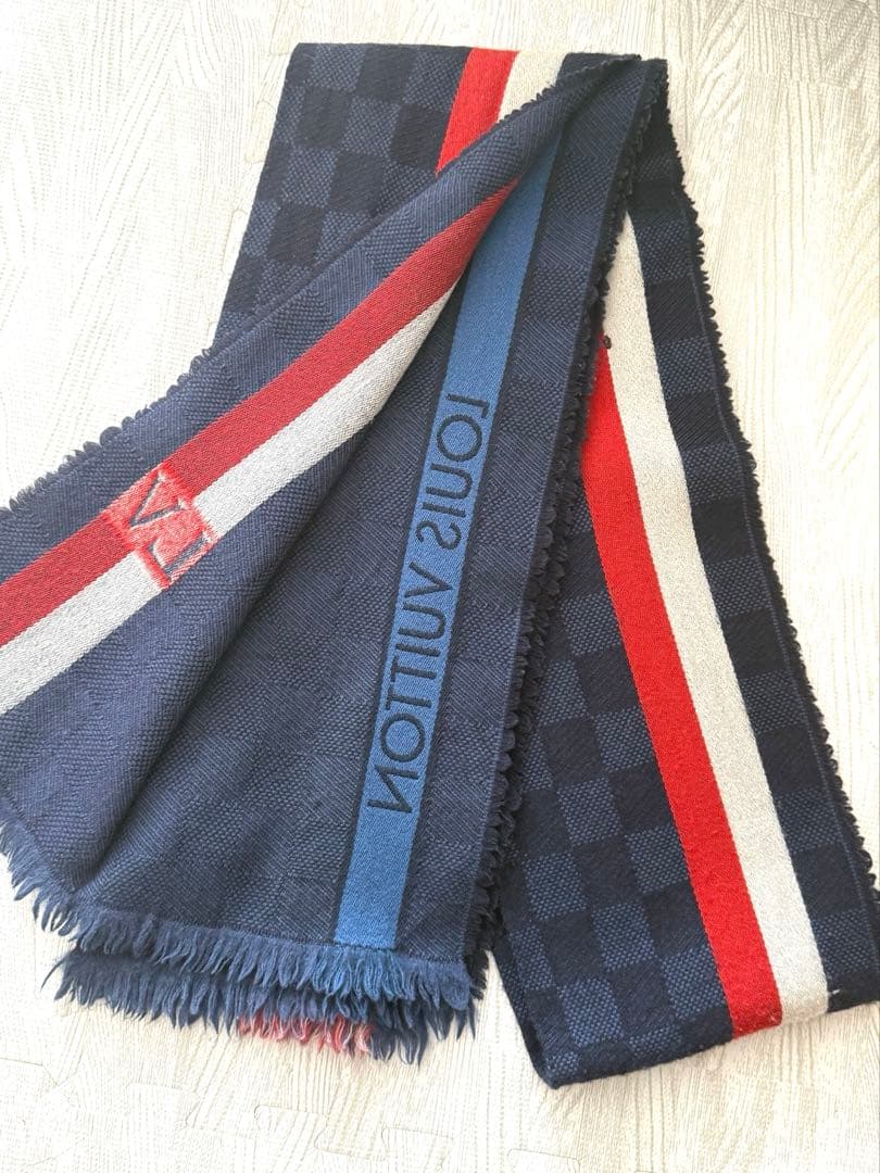 LOUIS VUITTON ルイヴィトン マフラー エシャルプ メサジェ