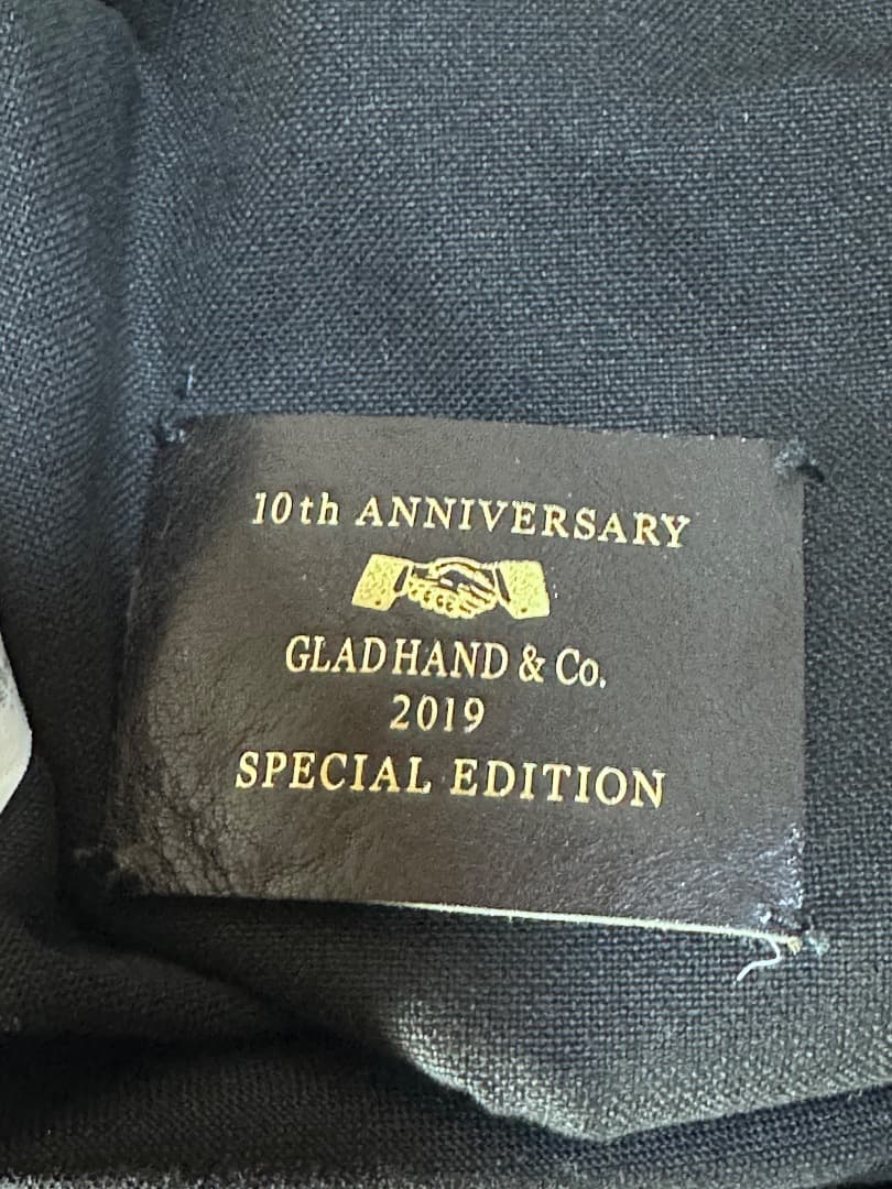 未使用タグ付 GLAD HAND FAMILY CREST 総柄 パンツ