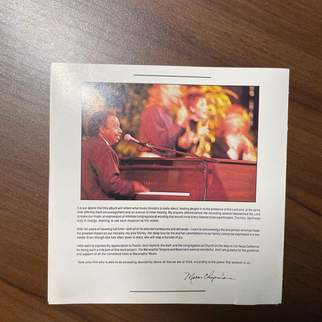 洋楽 AOR CD Morris Chapman /LIVE Worship