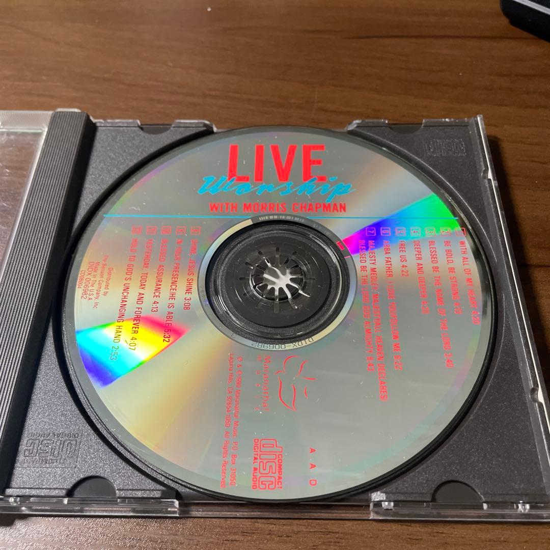 洋楽 AOR CD Morris Chapman /LIVE Worship