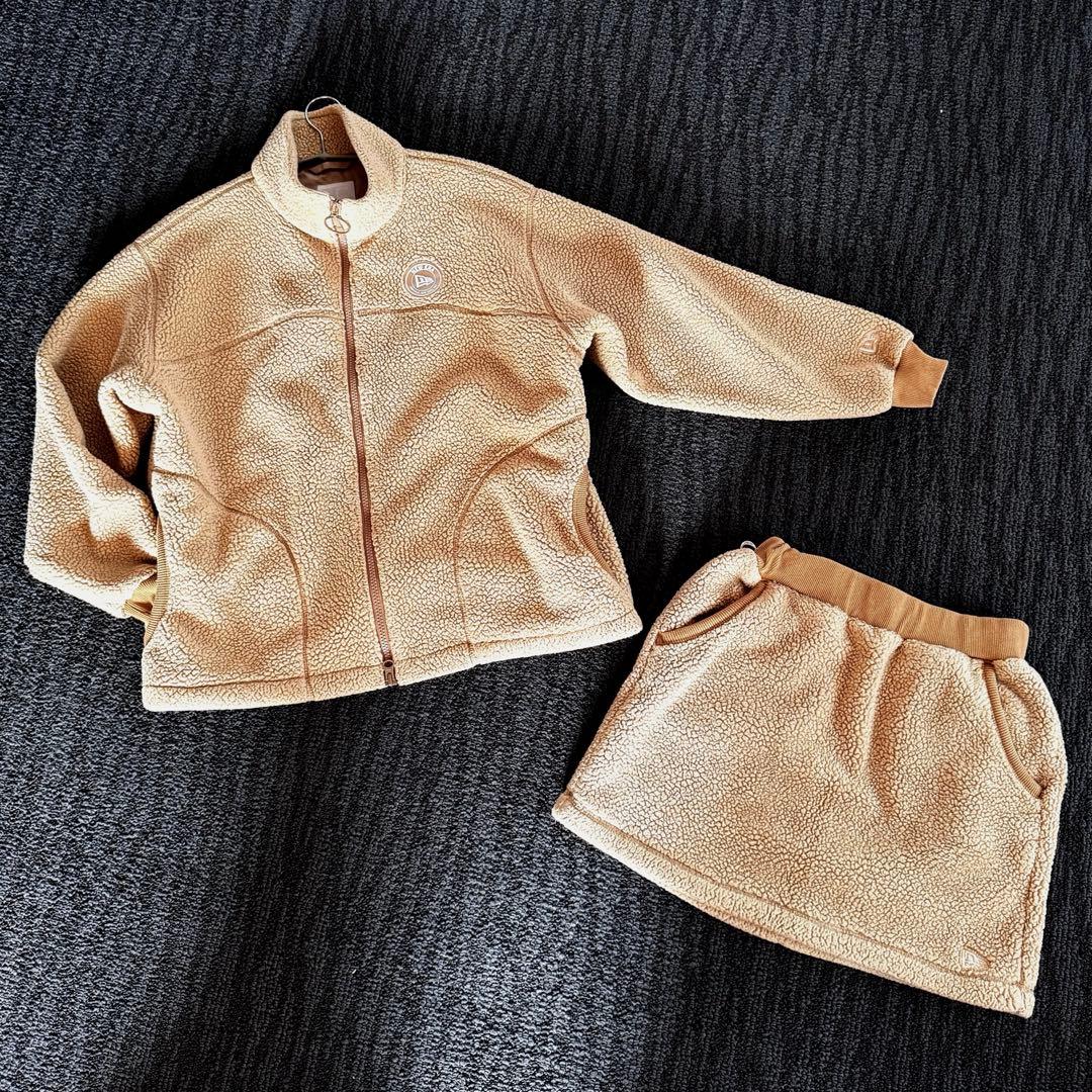 ニューエラ NEWERA レディース ボアフリース セットアップ ゴルフウェア