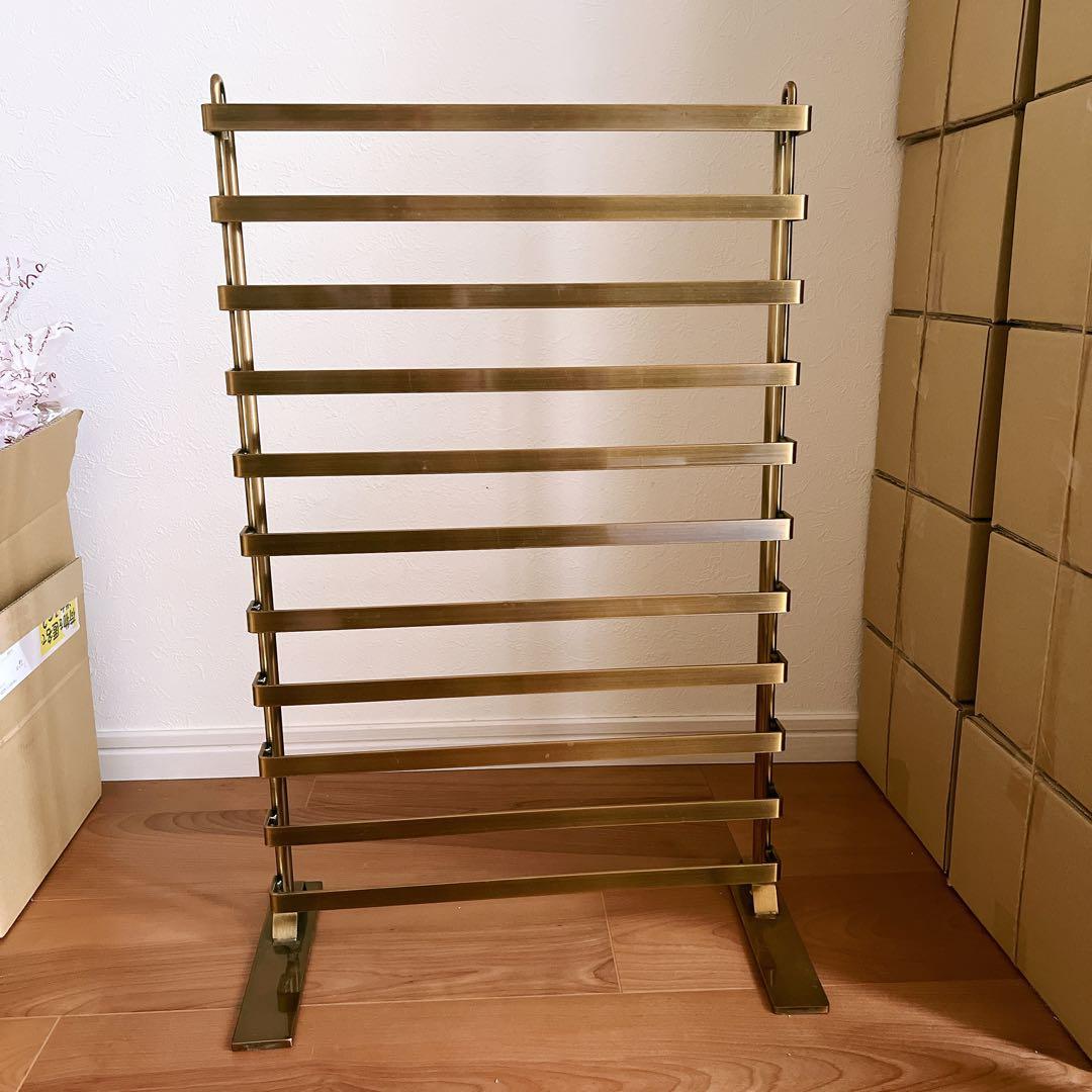 【お得❗️美品】アクセサリーパネルラック アンティークゴールド