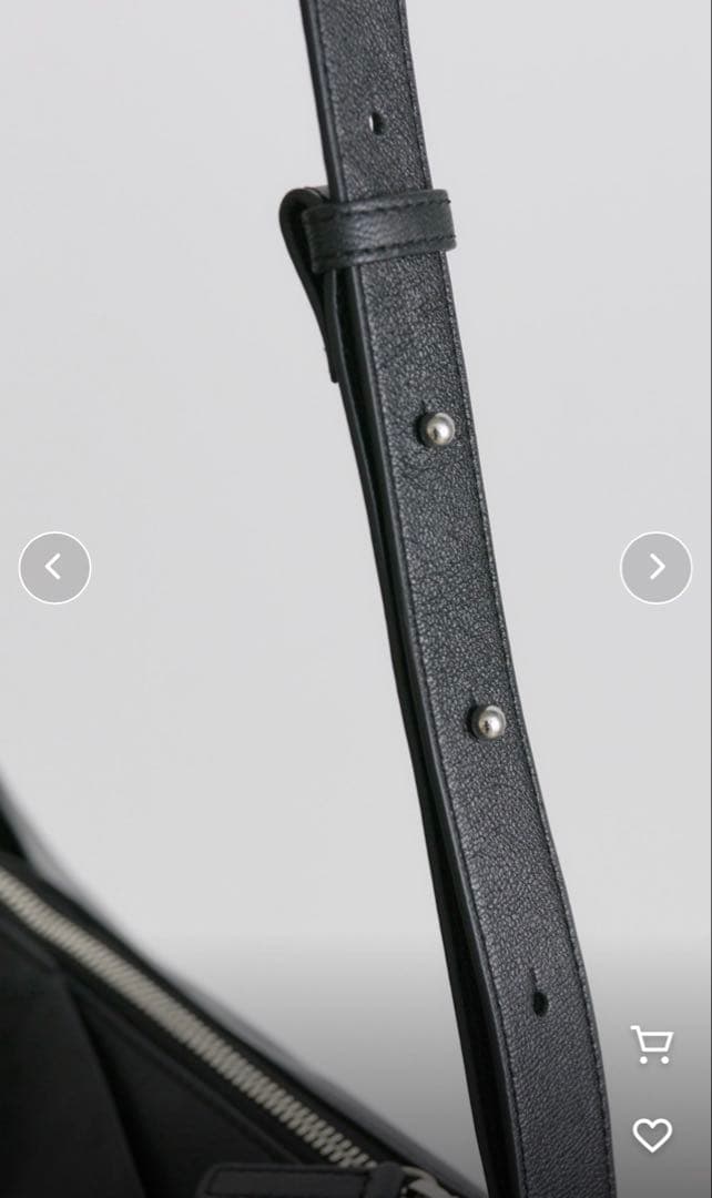 ミニスワローマチショルダーバッグ　黒