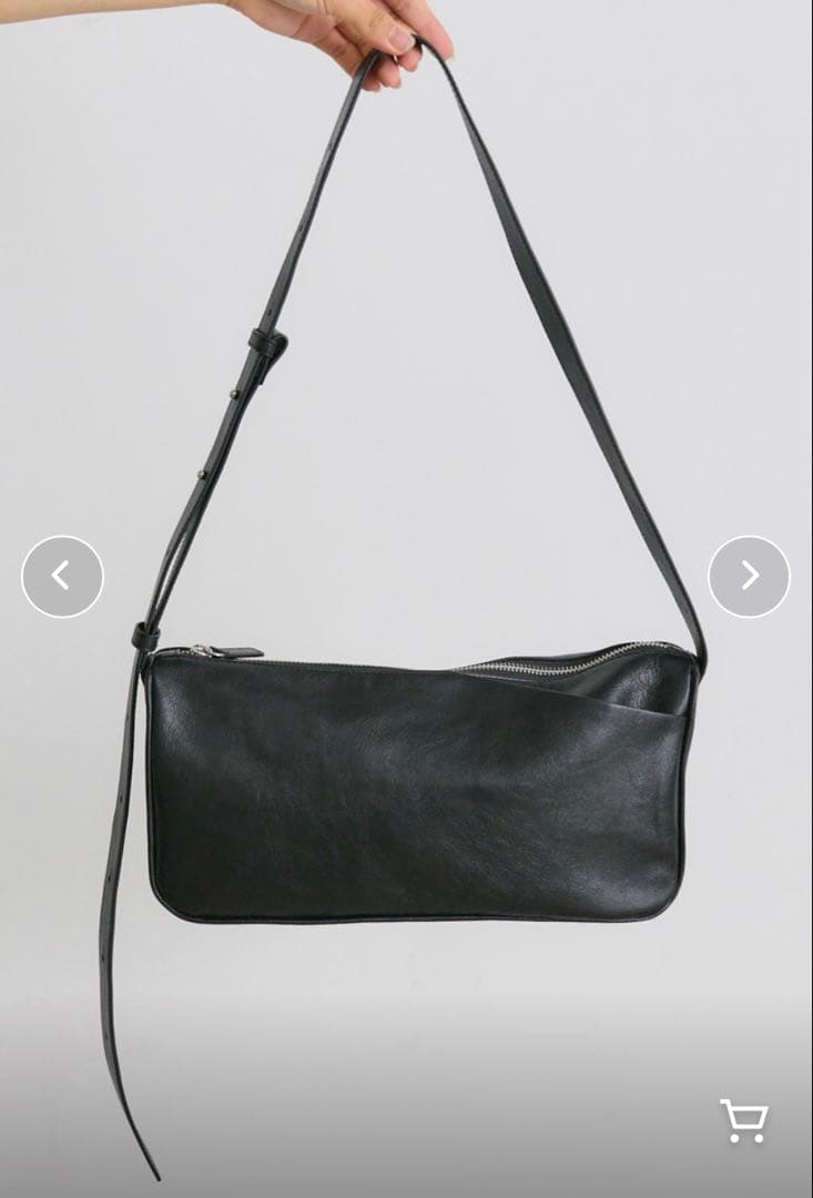 ミニスワローマチショルダーバッグ　黒