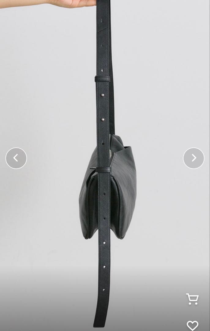 ミニスワローマチショルダーバッグ　黒