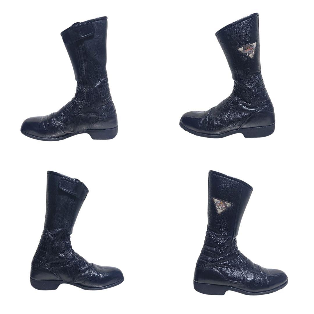 KUSHITANI クシタニ レーシングブーツ バイク 黒 レザー ライディング