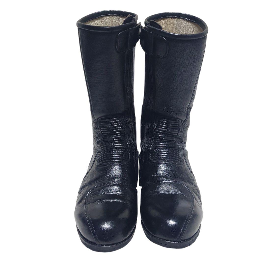 KUSHITANI クシタニ レーシングブーツ バイク 黒 レザー ライディング