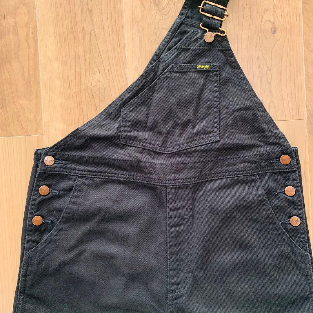 Wrangler 別注 ワンショルダー オーバーオール フレームワーク　黒　M