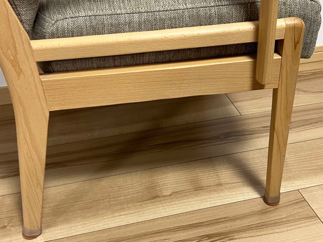 【中古】ニトリ ダイニングチェア NコレクションC-27M肘/DC 1脚1個口③