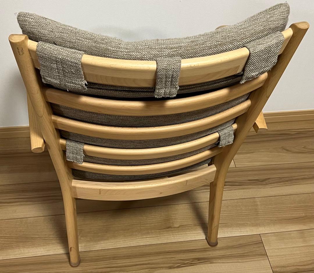 【中古】ニトリ ダイニングチェア NコレクションC-27M肘/DC 1脚1個口③